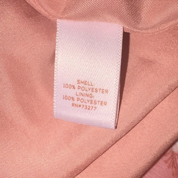 LC Lauren Conrad Size S Pink & Orange Floral Ruffle Button Front Mini Dress - Picture 7 of 10